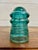 This is a gorgeous aqua vintage glass Hemingray No 9 insulator. Made in U.S.A. Several insulators in stock of different...