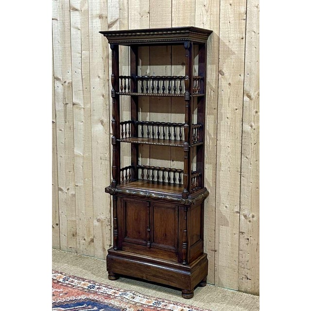 Antique Fir Bookcase, 1890s For Sale - Image 3 of 15
