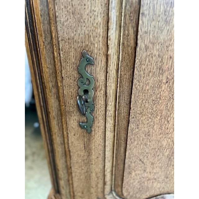 Early 1900s Oak Louis XIV French Jelly Cabinet For Sale - Image 10 of 13