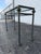 Mid-Century Modern Vintage Mid-Century Brutalist Wrought Iron and Glass Console Table For Sale - Image 3 of 8