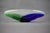 Mid-Century Czechoslovakian Novy Bor Blue and Green Art Glass Bowl, 1960s For Sale - Image 3 of 11