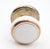 Traditional Vintage White & Gold Ceramic Brass Dummy Door Knob For Sale - Image 3 of 5