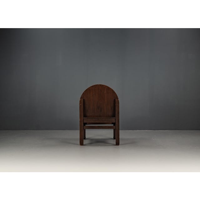 Wood Armchair with Soul in Pinewood, 1940s For Sale - Image 7 of 18