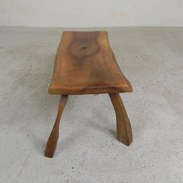 Vintage Wooden Side Table, 1960s For Sale - Image 3 of 14