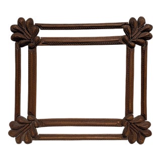 Great Depression Era Tramp Art Frame For Sale