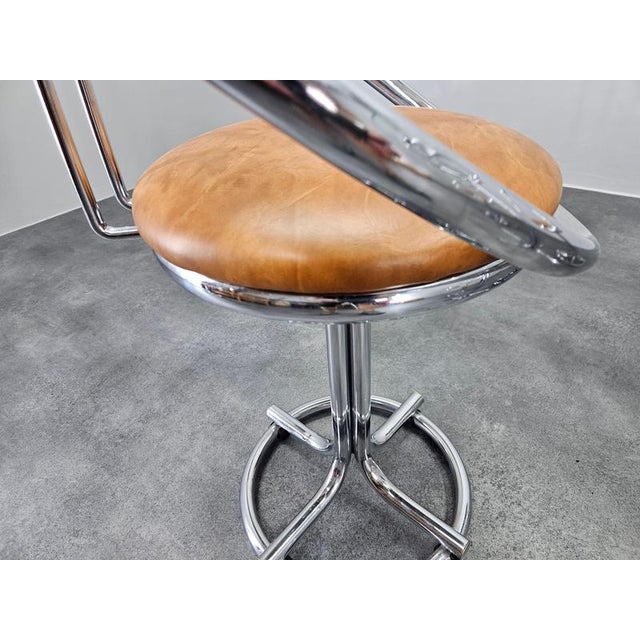 Mid-Century Modern Dining Chairs with Table, Italy, 1970s, Set of 5 For Sale - Image 12 of 18