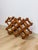 This clever and beautifully crafted vintage MCM collapsible teak wine rack is a practical and good-looking bar and...