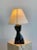 Ceramic Vintage Black Glazed Ceramic Abstracted Cubist Bust Lamp Attributed to Yasha Heifetz, Circa 1950s For Sale - Image 7 of 11