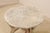 French Faux Bois Table with 29" Round Top For Sale - Image 10 of 11