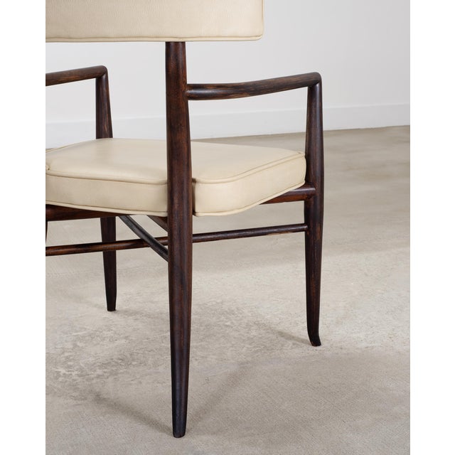 Set of Four T. H. Robsjohn-Gibbings Klismos Dining Armchairs For Sale - Image 14 of 18