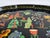 Black Vintage English Baret Ware “Mandarin Garden” Tole Serving Tray, Black Lacquer For Sale - Image 8 of 9