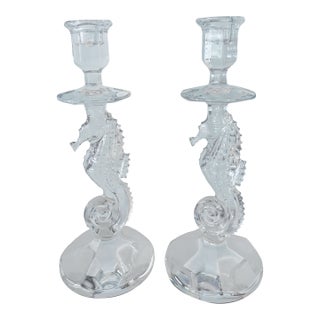 Waterford Seahorse Candlesticks For Sale