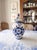 Antique Dutch Hand-Painted Delft Blue Lidded Vase, Holland, 1920s For Sale - Image 11 of 18