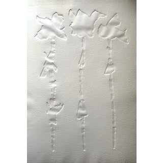 Étienne Hajdu, Flowers 3, 1970, Hand Signed Relief Engraving For Sale