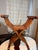 Italian Renaissance Savonarola Dante Master Chair Hand Carved Vintage Folding For Sale - Image 4 of 13