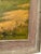 Green Mid-Century Chilean Landscape Oil Painting, Signed & Dated 1957, Original Frame For Sale - Image 8 of 10