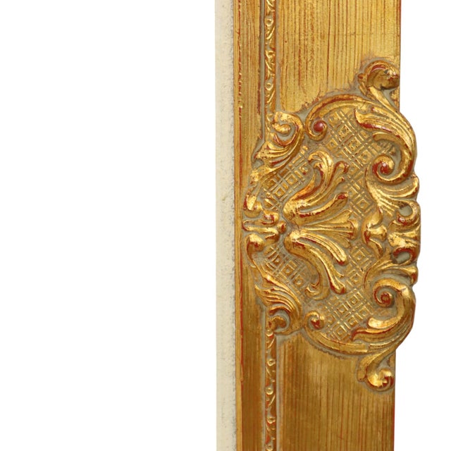 Large Vintage Baroque Style Gilt Frame For Sale - Image 13 of 15