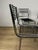 Metal Vintage Sandows 101 Steel Chairs by René Herbst for Pallucco, 1980s, Set of 4 For Sale - Image 7 of 9