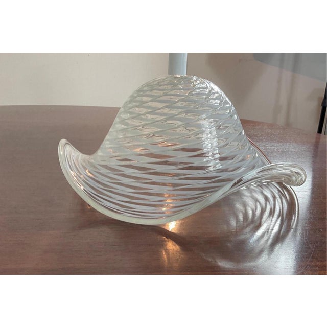 White Murano Table Lamp, 1970s For Sale - Image 13 of 14