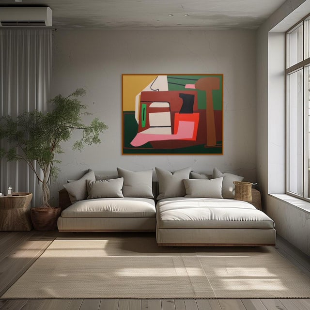 Early 21st Century Bodasca, Colorful Harmony, Acrylic on Canvas, 2025 For Sale - Image 5 of 11