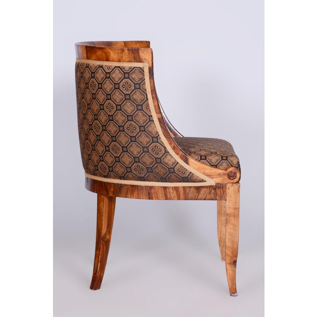 Wood Biedermeier Walnut Armchair, Vienna, Austria, 1820s For Sale - Image 7 of 11