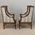 Pair 19th Century French Louis XVI Walnut Bergères ~ Armchairs For Sale - Image 9 of 17