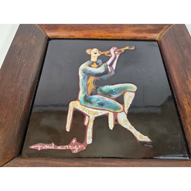 Mid-Century Modern Glazed Ceramic Wall Panel by Paul Corriger, France, 1970s For Sale - Image 3 of 8