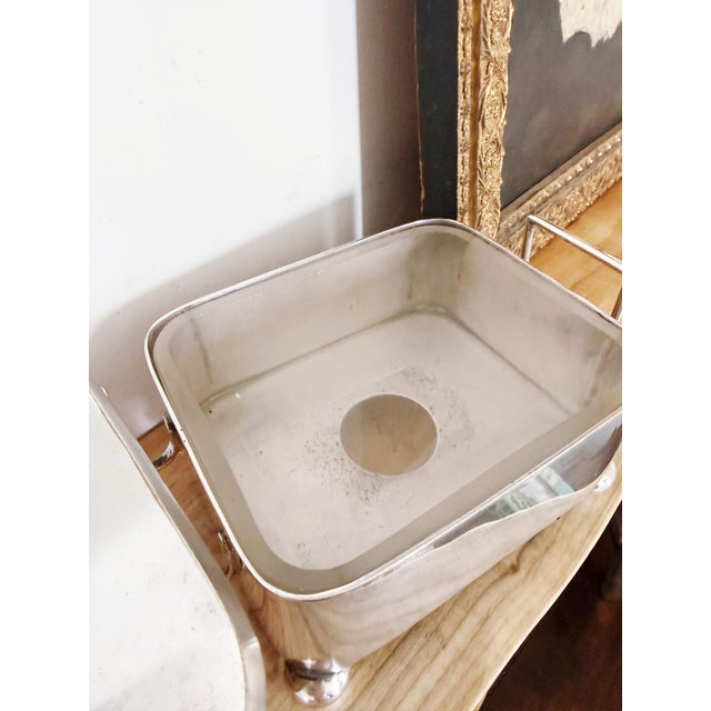 1950s Vintage Ellerman Lines Silver Plated Sardine Serving Box For Sale - Image 5 of 8