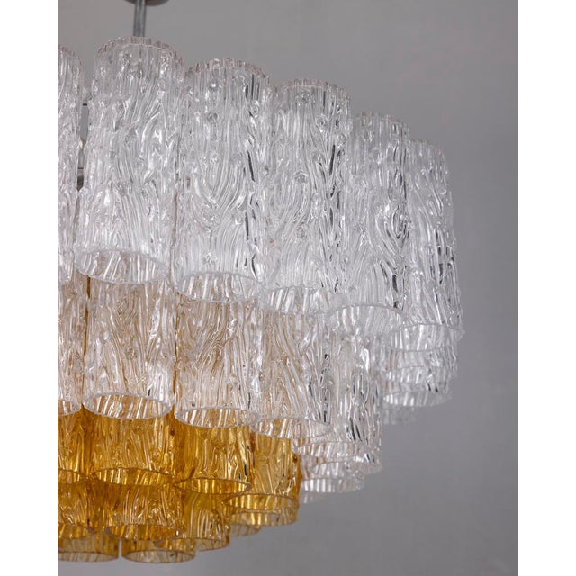 Vintage Italian Murano Glass Chandelier, 1960s For Sale - Image 6 of 17
