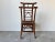 Vintage British Colonial Style Faux Burnt Bamboo and Grasscloth Pagoda Desk and Chair For Sale - Image 10 of 10