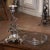 Mid-Century French Louis XV Silvered Bronze Surtout With Glass Bowl For Sale In Dallas - Image 6 of 8