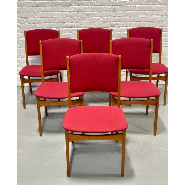 Mid-Century Modern Mid Century Modern Teak Dining Chairs, Set of 6 | Erik Buch Attributed, Denmark, C. 1960s. For Sale - Image 3 of 13