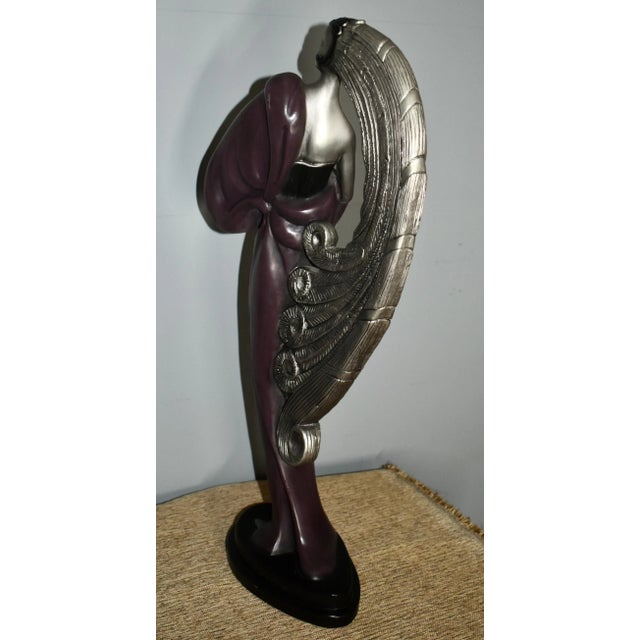 Vintage Art Deco Austin/LeClere Metal Figure For Sale - Image 11 of 11