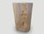 Contemporary Andrianna Shamaris Super Smooth High Quality Petrified Wood Side Table For Sale - Image 3 of 6