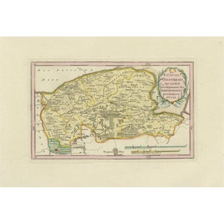 Antique Map of Leeuwarden and Dokkum in Friesland by Von Reilly, 1791 For Sale
