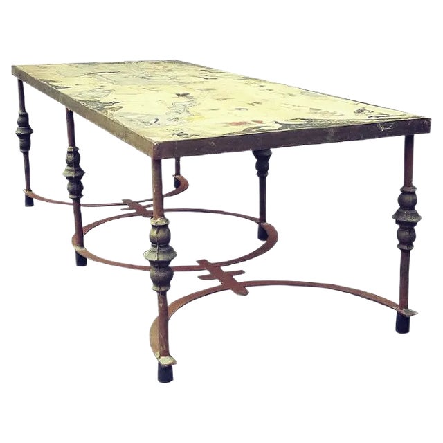 Vintage Gran Desierto Artisan Coffee Table For Sale