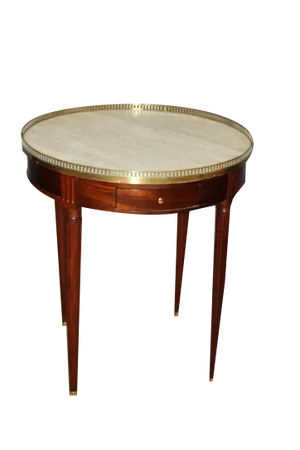 Louis XVI Table in Mahogany and Brass, 1890s