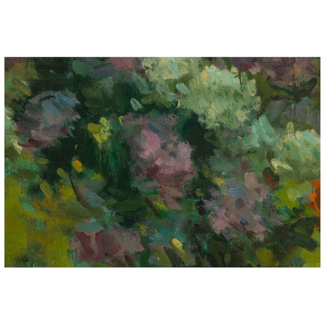 Impressionist Impressionist Style Floral Still Life Signed and Framed Oil on Canvas For Sale - Image 3 of 6