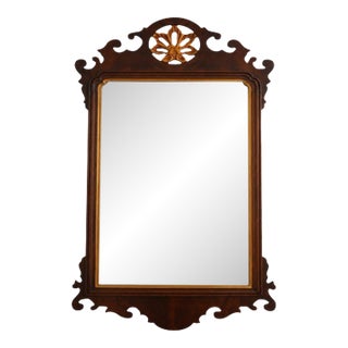 Councill Craftsmen 18th Century Style Mahogany Mirror For Sale