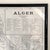 Paper Vintage Map of Algiers in Wood and Glass Frame, 1950s For Sale - Image 7 of 9