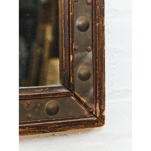 Antique Eastlake Architectural Wood Sunburst Pediment Mirror For Sale In Los Angeles - Image 6 of 8