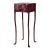 Hand-Forged Red Patinated Steel Console Table For Sale