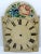 Antique Early 19th Century Hand Painted Wood Grandmothers Clock Dial For Sale - Image 13 of 13
