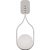 Jodo 19" Single Sconce in Polished Nickel with White Glass Designer: Windsor Smith Finish: Polished Nickel Height: 18.75"...