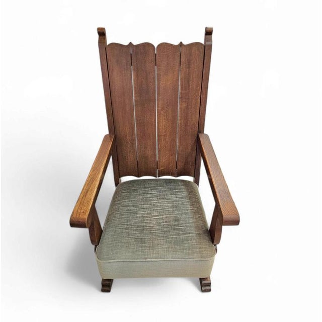 Vintage Armchair in Oak, 1930s For Sale - Image 12 of 18