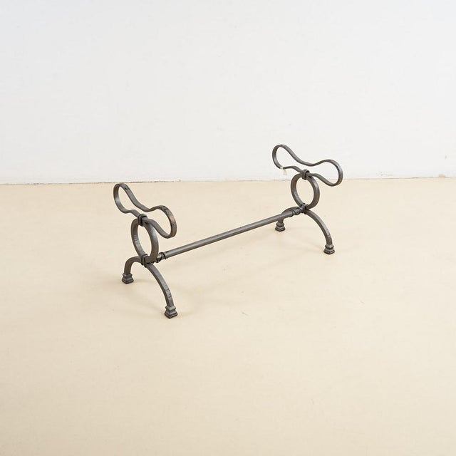 Base for Coffee Table in Wrought Iron For Sale - Image 5 of 5