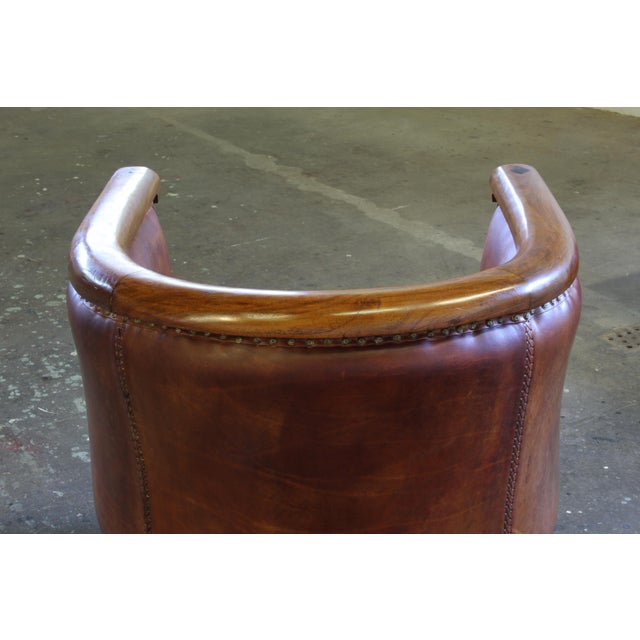 Vintage Leather Club Chairs, 1920s, Set of 2 For Sale - Image 10 of 15