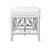 Wood Lillian Bench - White For Sale - Image 7 of 8
