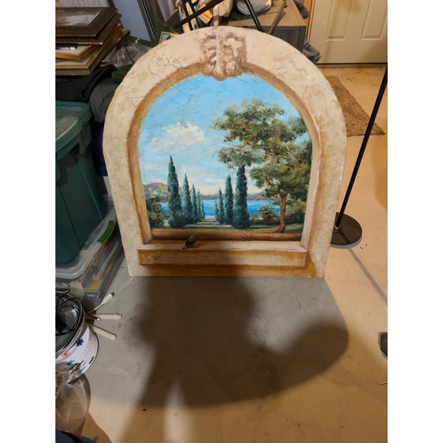 Original artwork by Pennsylvania artist John J. DeVlieger titled “Tuscany Vista,” featuring a beautifully rendered Tuscan...