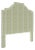 Nina Headboard in Schumacher Creeping Fern, Moss - Queen For Sale